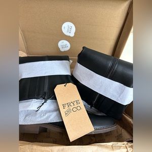 Frye and Co. flat heel riding boots. New in box